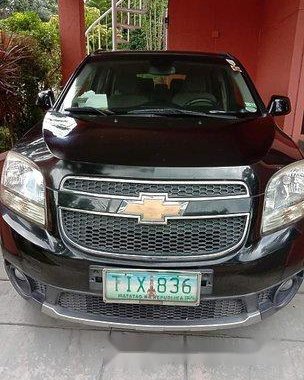 Black Chevrolet Orlando 2012 at 89000 km for sale 