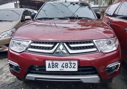 Sell Red 2015 Mitsubishi Montero sport in Quezon City