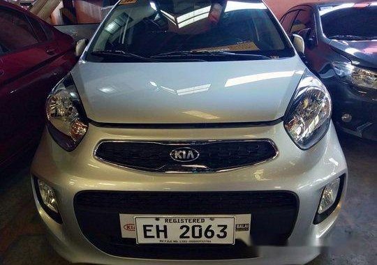 Silver Kia Picanto 2017 Manual Gasoline for sale 