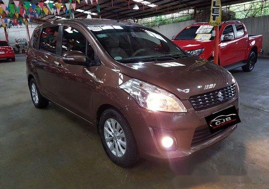 Brown Suzuki Ertiga 2015 at 42000 km for sale in Marikina