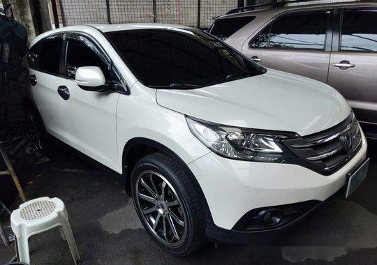 White Honda Cr-V 2012 for sale in Quezon City