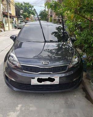 Selling Grey 2016 Kia Rio at 24500 km