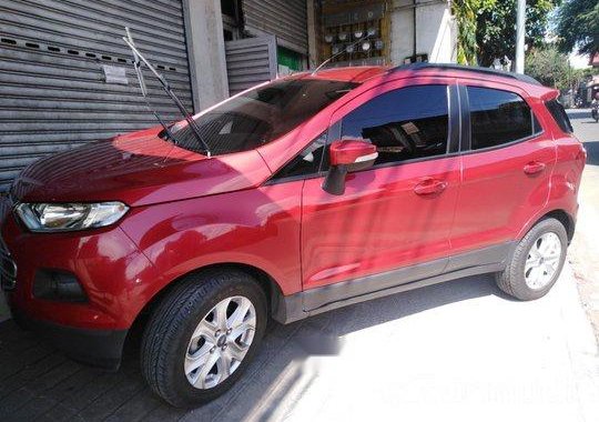 Selling Red Ford Ecosport 2017 Automatic Gasoline 