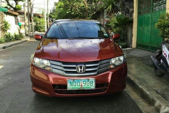 Red 2009 Honda City at 71000 km for sale 