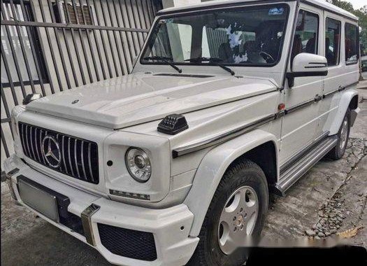 White Mercedes-Benz G-Class 1997 at 60000 km for sale 