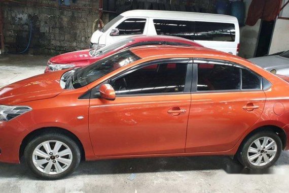 Orange Toyota Vios 2016 for sale 