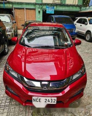 Selling Red Honda City 2016 Automatic Gasoline at 49000 km