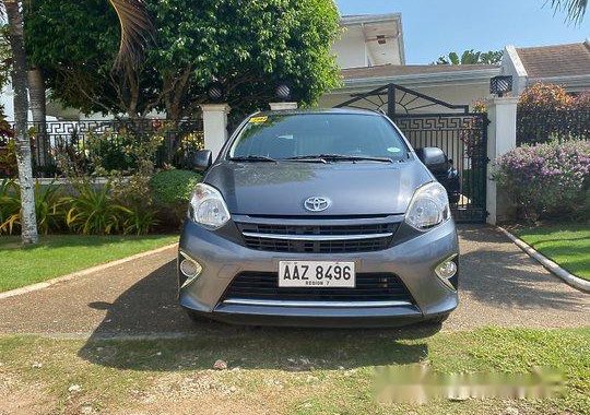 Grey Toyota Wigo 2015 at 20740 km for sale in Panglao