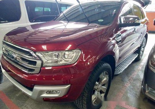 Red Ford Everest 2016 for sale in Quezon City