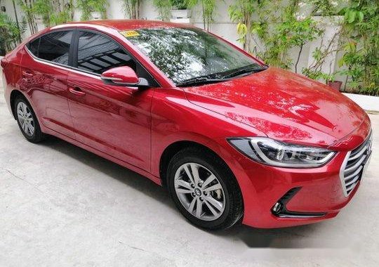 Red Hyundai Elantra 2018 Automatic Gasoline for sale