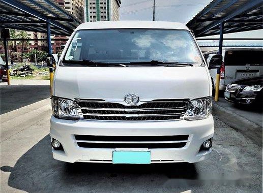 White Toyota Hiace 2013 Automatic Diesel for sale 