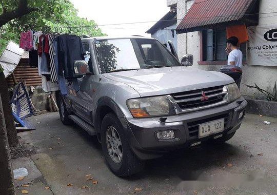 Silver Mitsubishi Pajero 2002 for sale in Quezon City