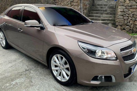 Beige Chevrolet Malibu 2015 Automatic Gasoline for sale