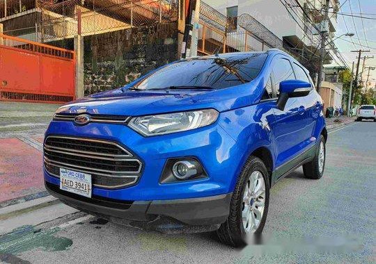Selling Blue Ford Ecosport 2016 Automatic Gasoline 