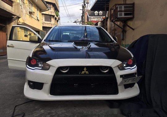 White Mitsubishi Lancer ex 2008 Manual Gasoline for sale 