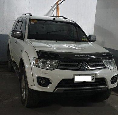 White Mitsubishi Montero sport 2014 Automatic Diesel for sale 