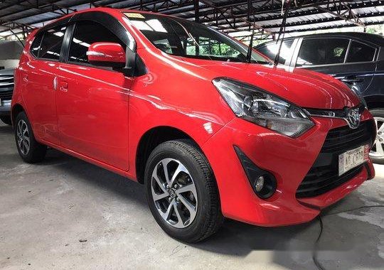 Selling Red Toyota Wigo 2019 at 12000 km