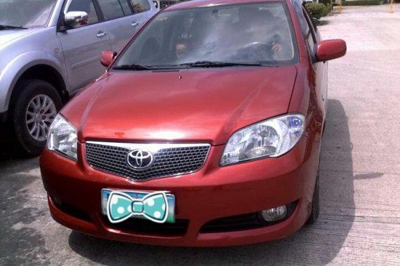 Red Toyota Vios 2007 Model 1.3E for sale in San Fernando