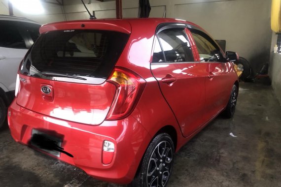 Red Kia Picanto 2012 for sale in Malolos 