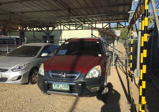 Red Honda Cr-V 2003 at 125000 km for sale