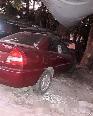 Red Mitsubishi Lancer 1997 Manual Gasoline for sale 