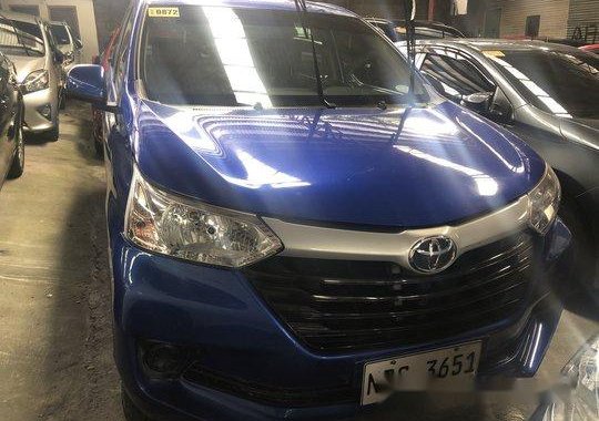 Blue Toyota Avanza 2017 Manual Gasoline for sale 