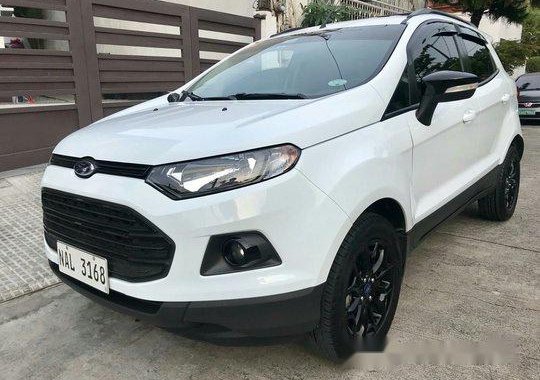 White Ford Ecosport 2017 Automatic Gasoline for sale 