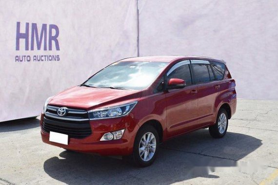 Red Toyota Innova 2018 Manual Diesel for sale