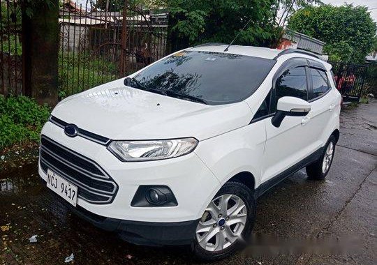 White Ford Ecosport 2016 Automatic Gasoline for sale 