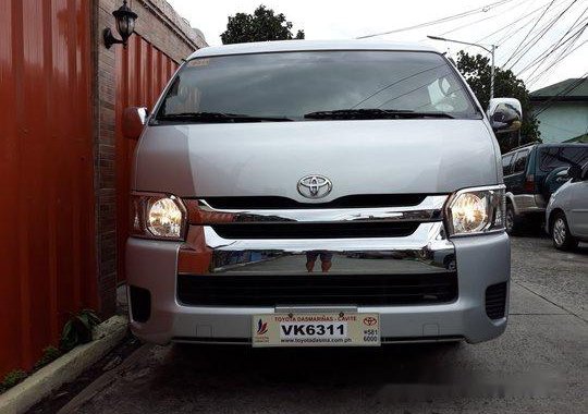 Silver Toyota Hiace 2017 for sale in Manila