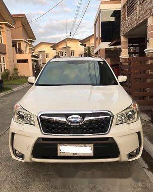 Sell White 2014 Subaru Forester Automatic Gasoline at 44000 km 