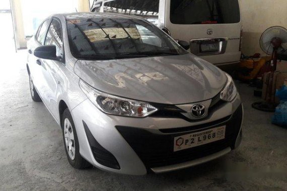 Silver Toyota Vios 2019 Automatic Gasoline for sale  