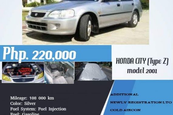 2001 Honda City for sale in Bacoor 