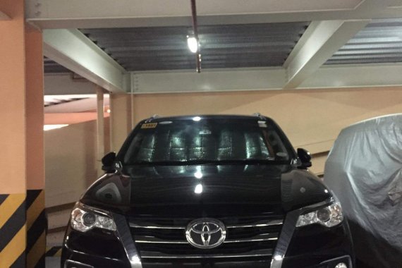 Black Toyota Fortuner 2017 for sale in Pasig