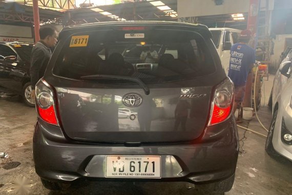 Gray Toyota Wigo 2016 for sale in Quezon City