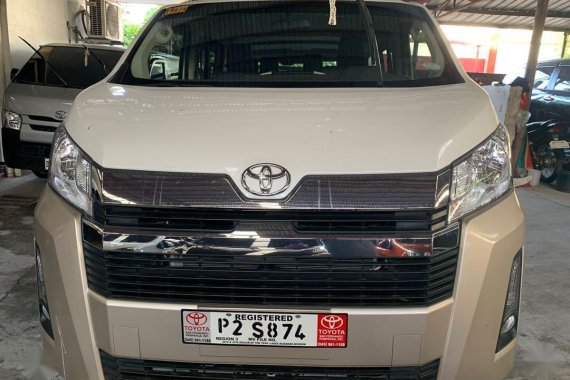 Pearlwhite Toyota Hiace 2019 for sale in Quezon City 