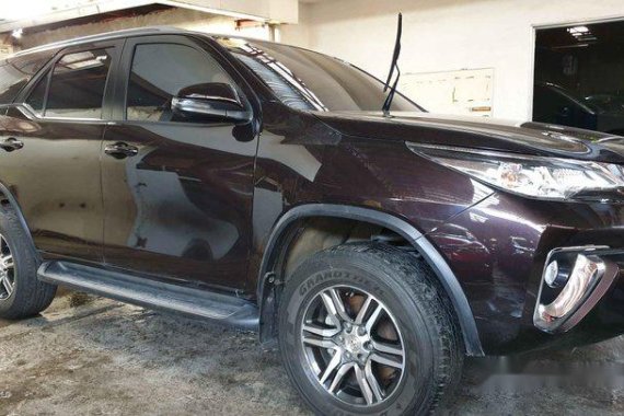 Selling Brown Toyota Fortuner 2018 Manual Diesel  