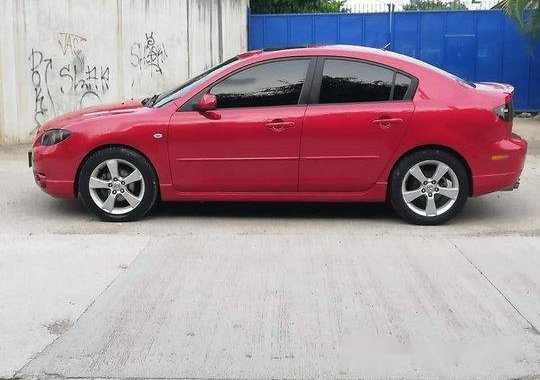 Red Mazda 3 2007 for sale in Cebu 