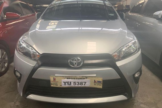 Silver Toyota Yaris 2016 for sale in Quezon City