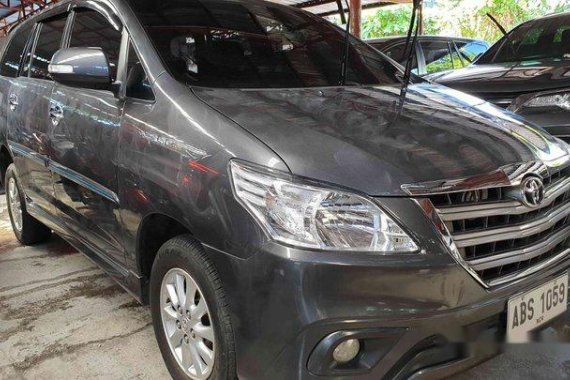 Grey Toyota Innova 2015 for sale in Quezon City