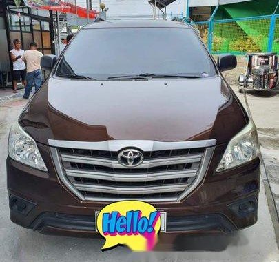 Brown Toyota Innova 2015 Manual Diesel for sale