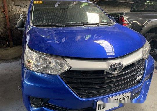 Blue Toyota Avanza 2017 for sale in Quezon City