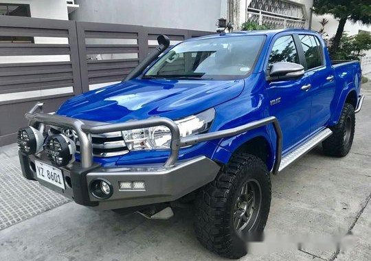 Sell Blue 2016 Toyota Hilux Automatic Diesel at 12000 km 