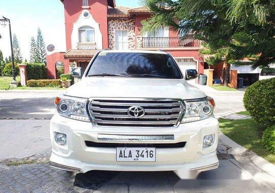 White Toyota Land Cruiser 2015 Automatic Diesel for sale 