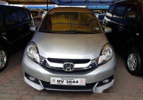 Grey Honda Mobilio 2016 for sale in Marikina