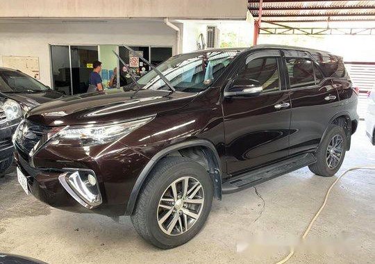 Brown Toyota Fortuner 2017 Automatic Diesel for sale 