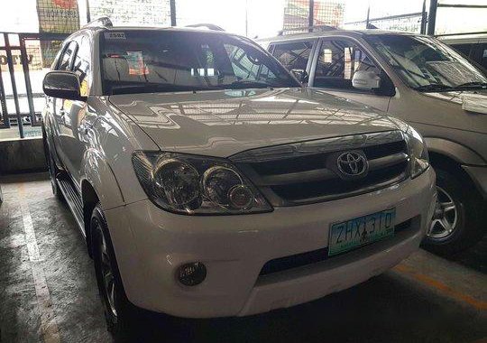 White Toyota Fortuner 2007 for sale in Marikina