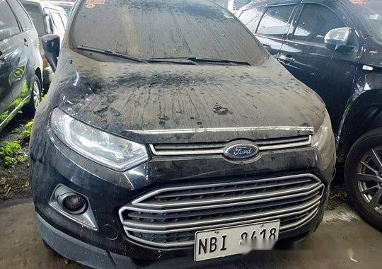 Sell Black 2017 Ford Ecosport at Automatic Gasoline at 28000 km
