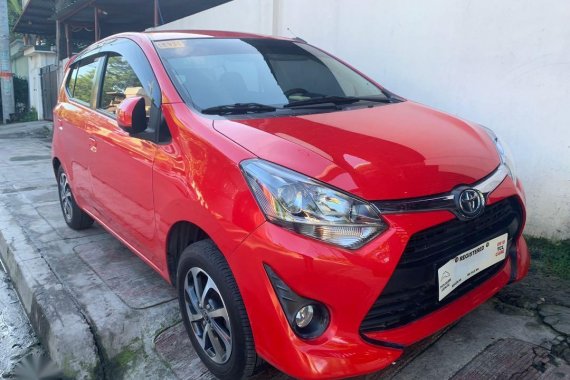 Selling Red Toyota Wigo 2019 in Quezon City