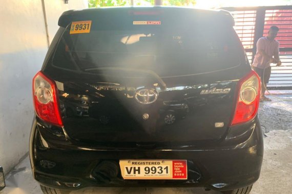 Black Toyota Wigo 2017 for sale in Quezon City